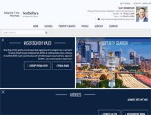 Tablet Screenshot of clayhenderson.atlantafinehomes.com