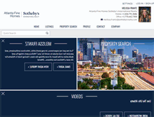 Tablet Screenshot of melissafrantz.atlantafinehomes.com